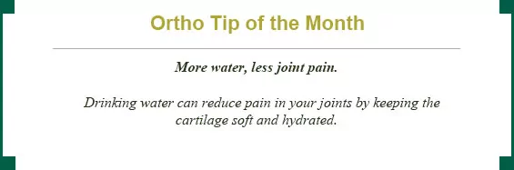 Ortho tip of the month
