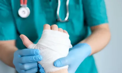 Doctor Examining Hand