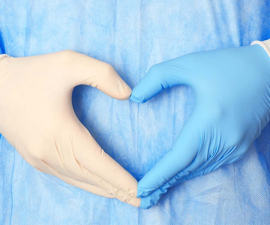 Golden State Ortho Doctor showing caring hands