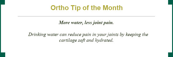 Ortho tip of the month