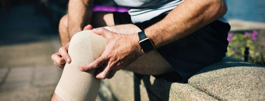 Injured knee