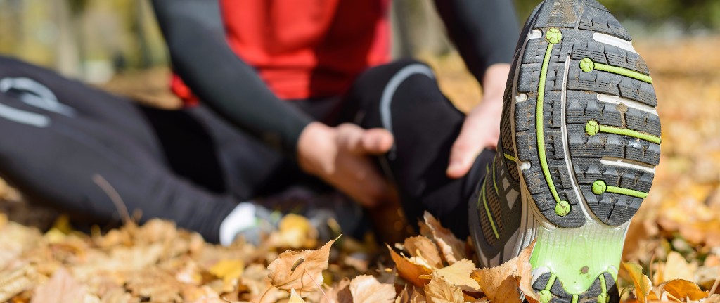 Runner stretching