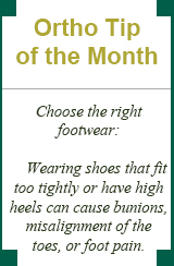 Ortho tip of the month