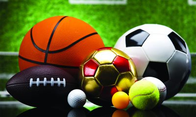 A collection of balls used in different sports highlights Pass To Play student athlete sports physical event | Golden State Orthopedics & Spine | Walnut Creek, CA